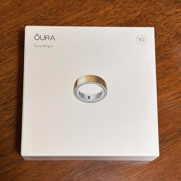 Oura Ring Gen 4 Gold Size 10 - Picture 4 of 9